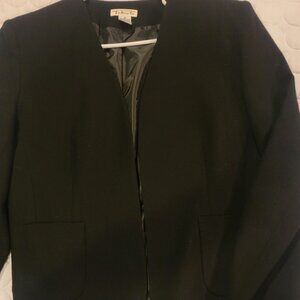 Talbots black wool blazer size 10